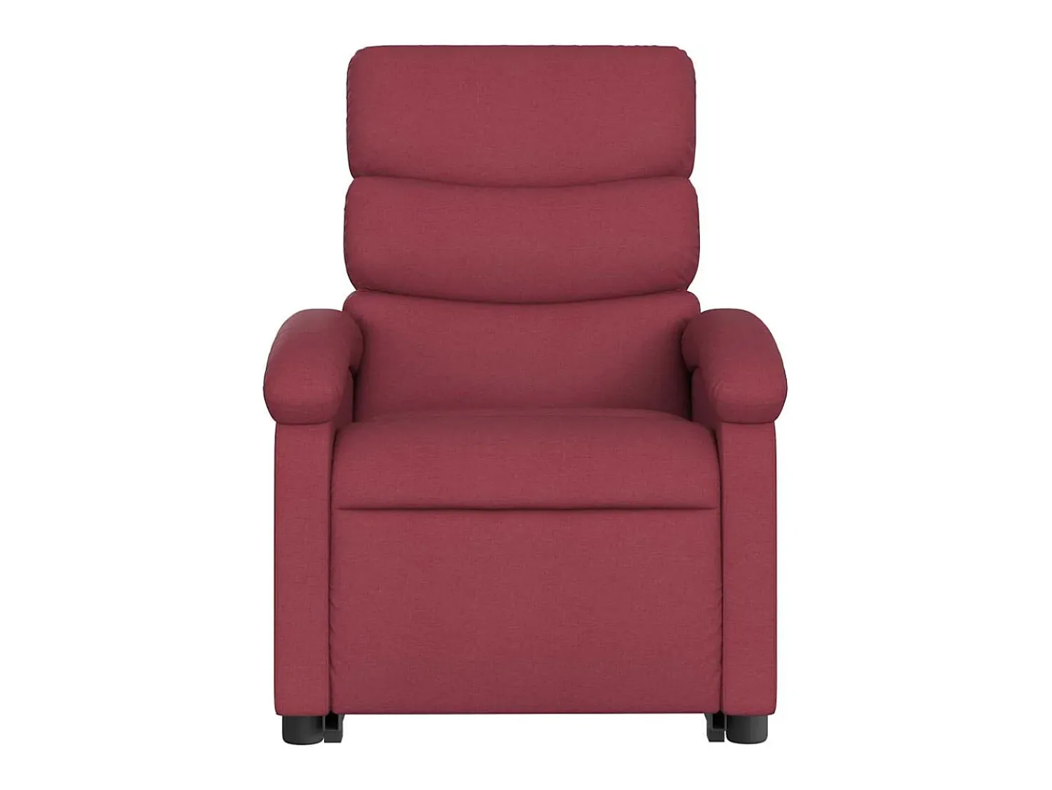 Poltrona| Poltrona Confortável | Poltrona reclinável elevatória elétrica tecido -tinto SHL493050 Vermelho