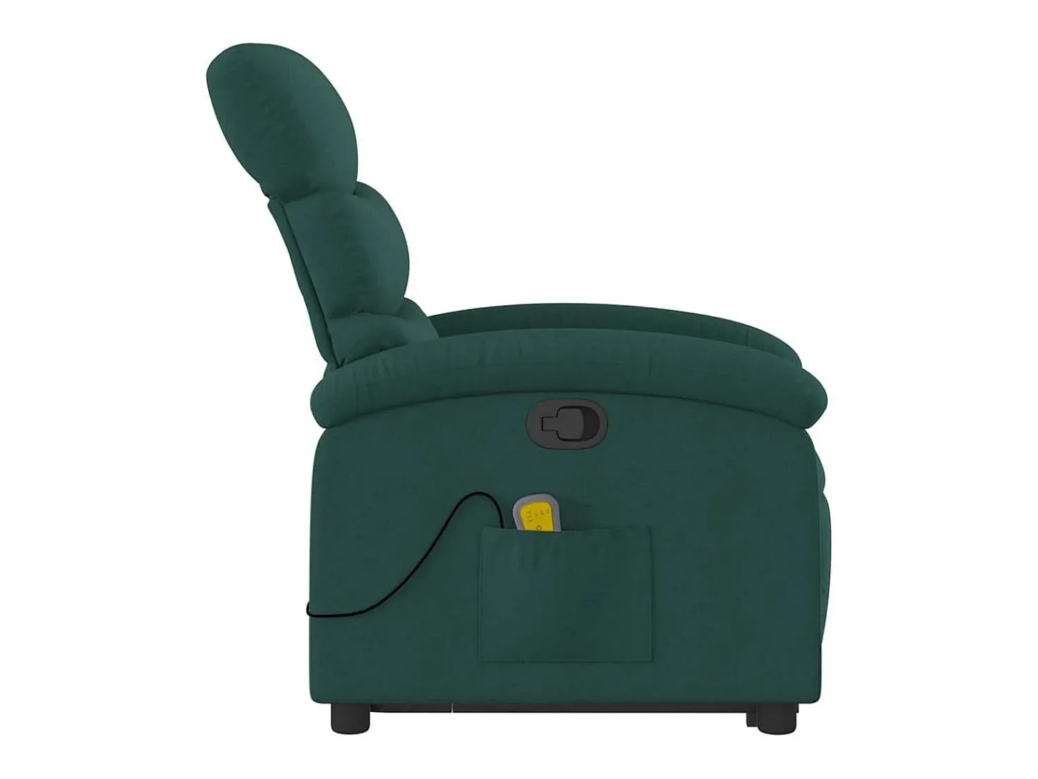 Poltrona* Poltrona Confortável | Poltrona reclinável elevatória de massagens tecido verde-escuro SHL692903 Verde pinho