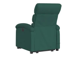 Poltrona* Poltrona Confortável | Poltrona reclinável elevatória de massagens tecido verde-escuro SHL692903 Verde pinho