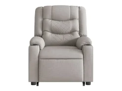 New Poltrona Confortável | Poltrona reclinável elevatória tecido -nublado SHL64287 Cinzento