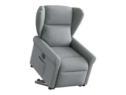 Poltrona| Poltrona Confortável | Poltrona reclinável elevatória elétrica tecido -claro SHL975785 Cinzento