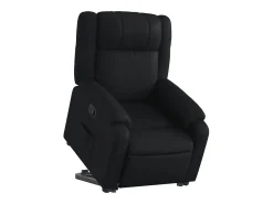 Poltrona| Poltrona Confortável | Poltrona reclinável elevatória couro artificial SHL149681 Preto