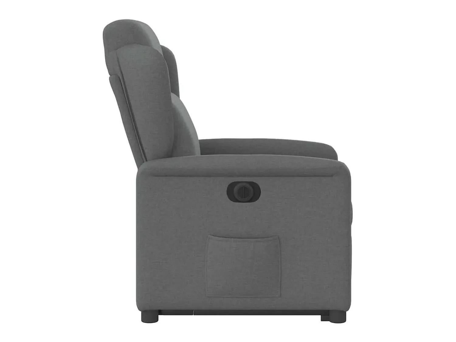Poltrona Confortável | Poltrona reclinável elevatória elétrica tecido cinzento-escuro SHL764778^ Poltrona