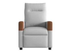 Poltrona Confortável | Poltrona reclinável elétrica tecido -nublado SHL918085^ Poltrona