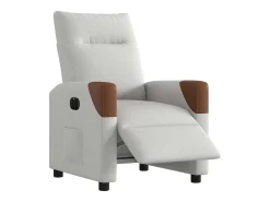 Poltrona Confortável | Poltrona reclinável elétrica tecido -nublado SHL918085^ Poltrona