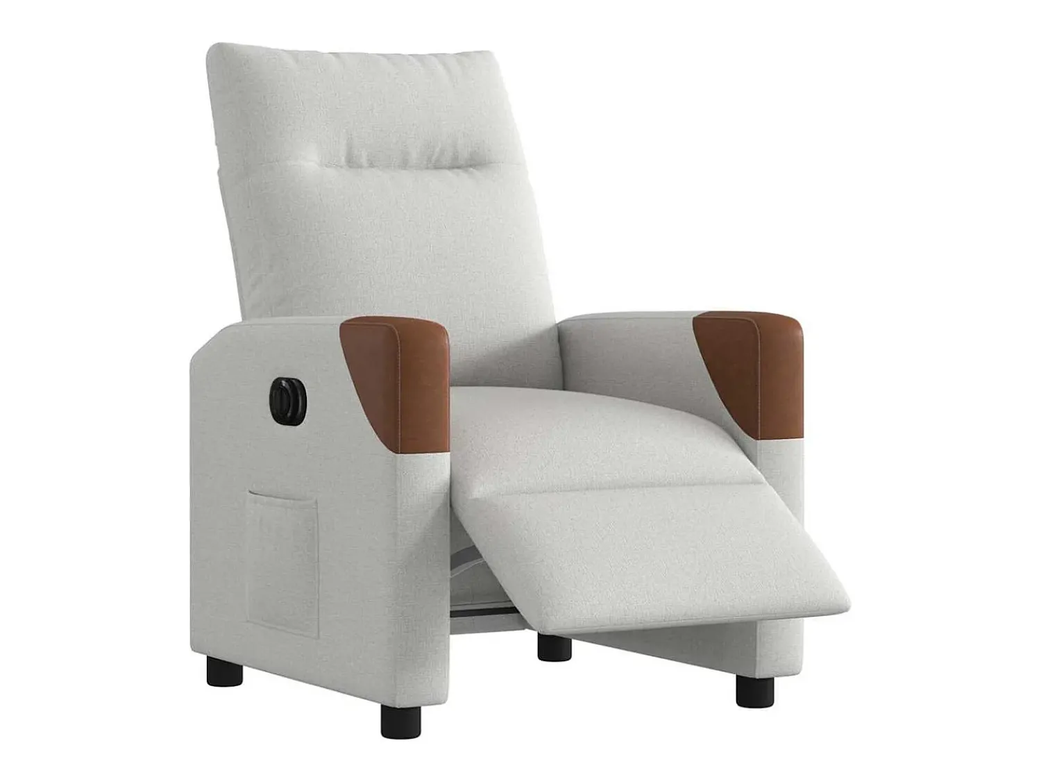 Poltrona Confortável | Poltrona reclinável elétrica tecido -nublado SHL918085^ Poltrona