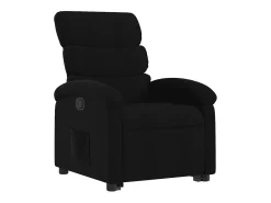 Poltrona Confortável | Poltrona reclinável elevatória tecido SHL763228 Preto