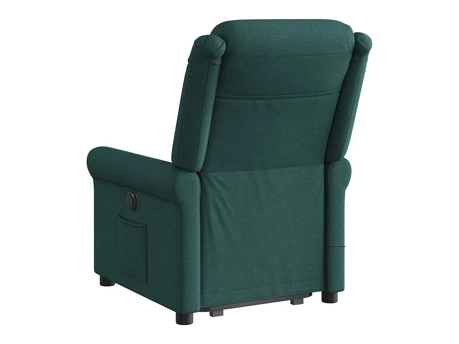 Poltrona* Poltrona Confortável | Poltrona reclinável elevatória de massagens tecido verde-escuro SHL579966 Verde pinho