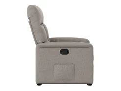 Poltrona* Poltrona Confortável | Poltrona reclinável elevatória tecido cinzento-acastanhado SHL609083 Taupe