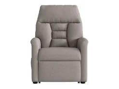Poltrona* Poltrona Confortável | Poltrona reclinável elevatória tecido cinzento-acastanhado SHL609083 Taupe