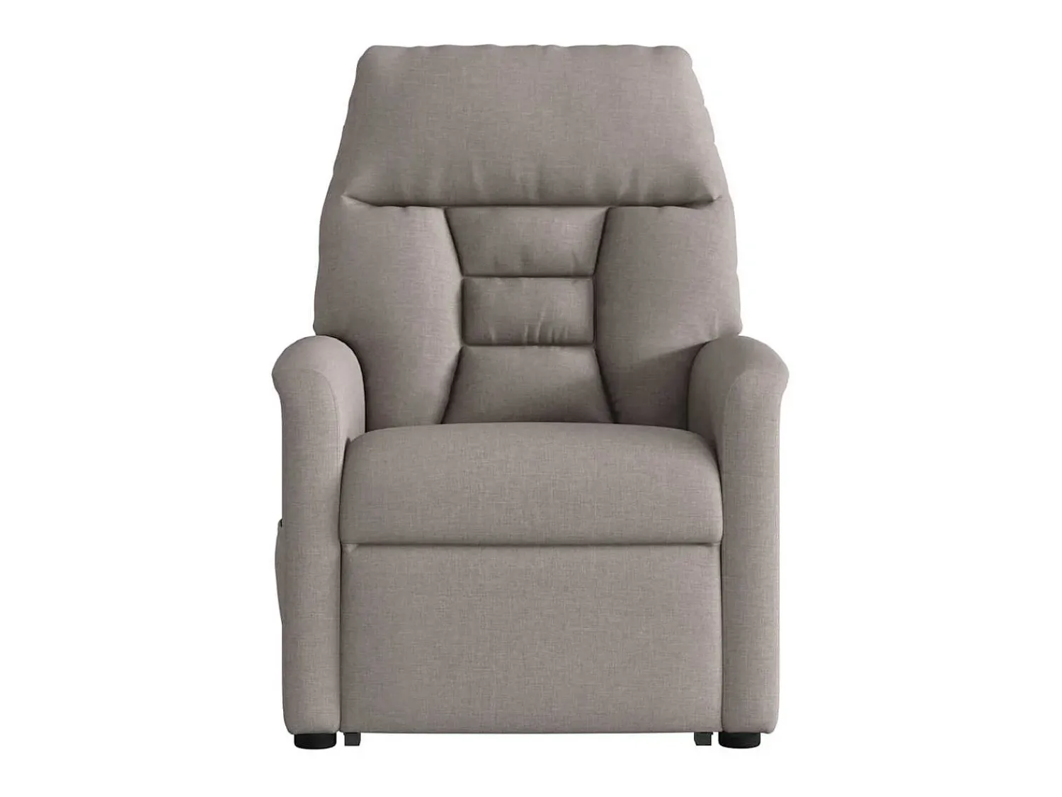 Poltrona* Poltrona Confortável | Poltrona reclinável elevatória tecido cinzento-acastanhado SHL609083 Taupe