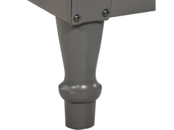 Poltrona* Poltrona Confortável em couro genuíno SHL135174 Cinzento