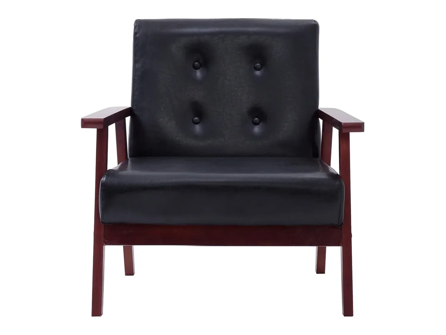 Poltrona| Poltrona Confortável em couro artificial SHL88868 Preto