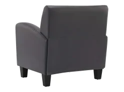 Poltrona| Poltrona Confortável em couro artificial SHL279780 Cinzento