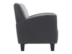 Poltrona| Poltrona Confortável em couro artificial SHL279780 Cinzento