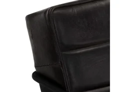 Poltrona* Poltrona Confortável em couro genuíno SHL212569 Preto