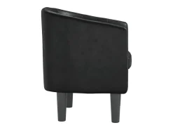 Poltrona* Poltrona Confortável em couro artificial SHL443555 Preto