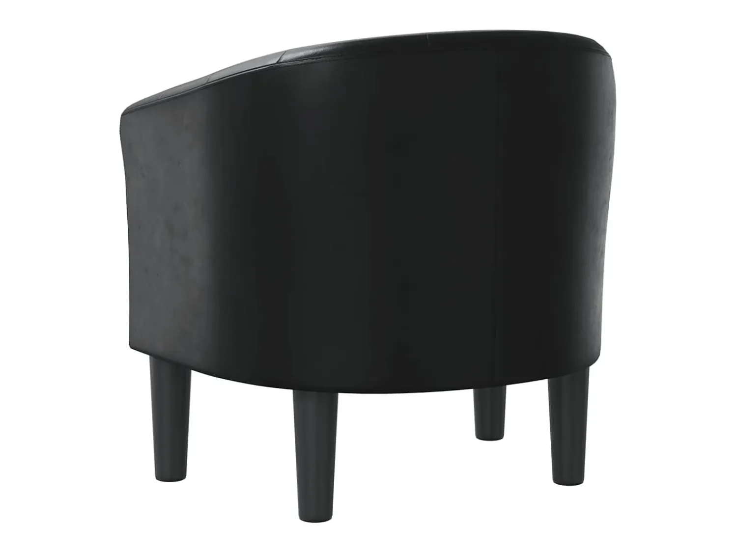 Hot Poltrona Confortável em couro artificial SHL936060 Preto
