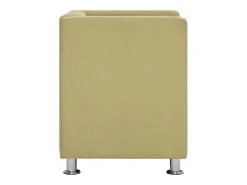 Poltrona| Poltrona Confortável em forma de cubo tecido SHL527558 Verde