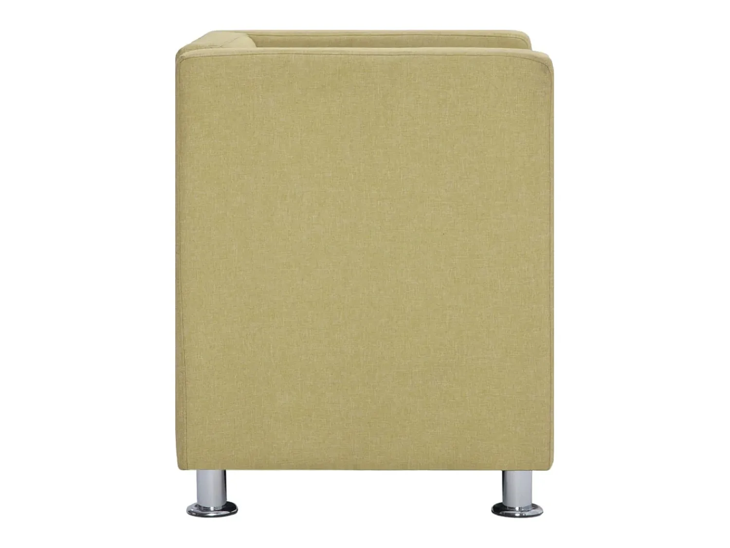 Poltrona| Poltrona Confortável em forma de cubo tecido SHL527558 Verde