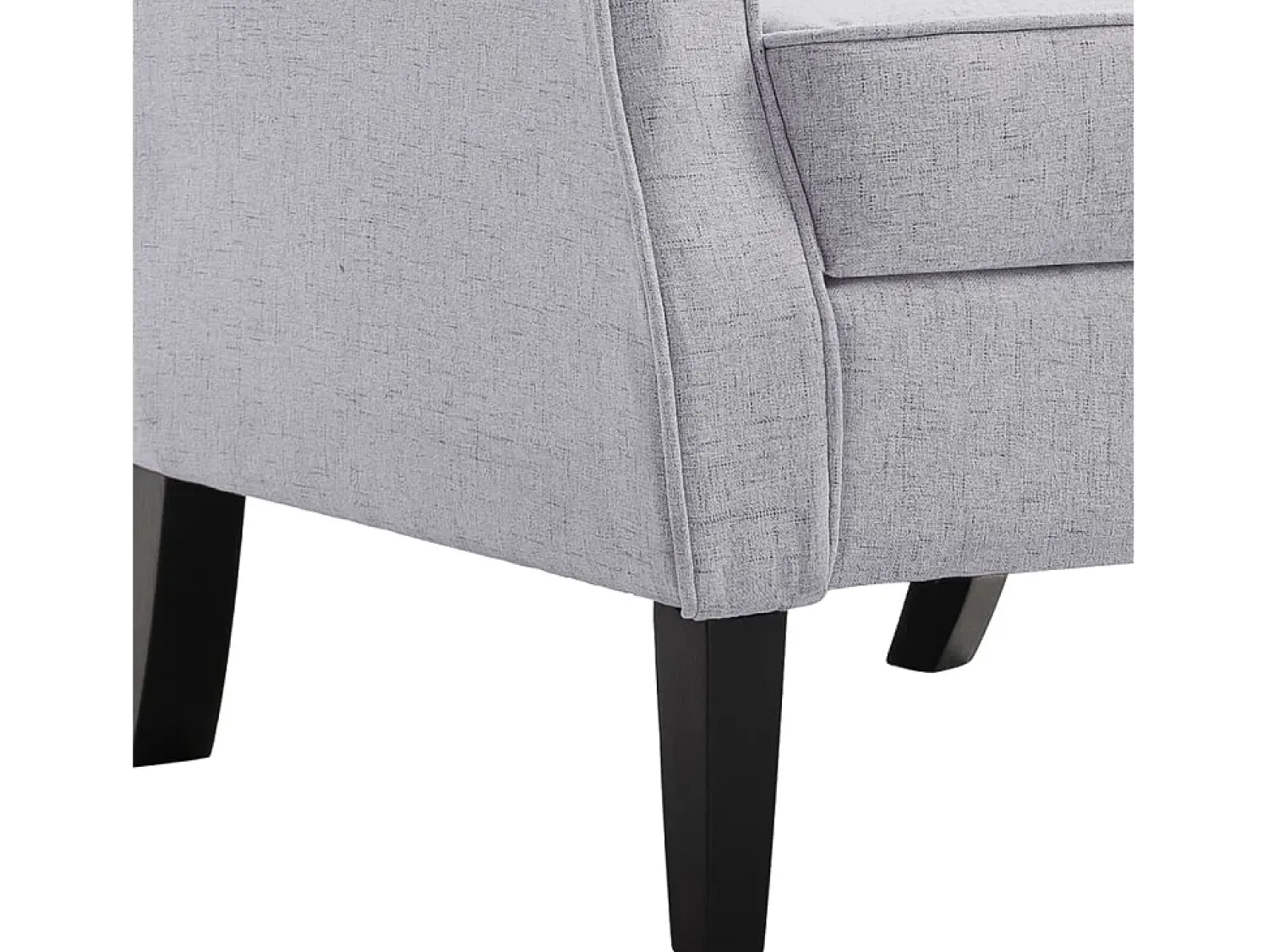 Poltrona* Poltrona Confortável em tecido -claro SHL655974 Cinzento