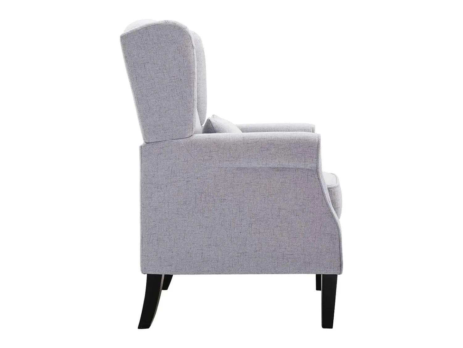 Poltrona* Poltrona Confortável em tecido -claro SHL655974 Cinzento