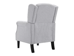 Poltrona* Poltrona Confortável em tecido -claro SHL655974 Cinzento