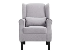 Poltrona* Poltrona Confortável em tecido -claro SHL655974 Cinzento