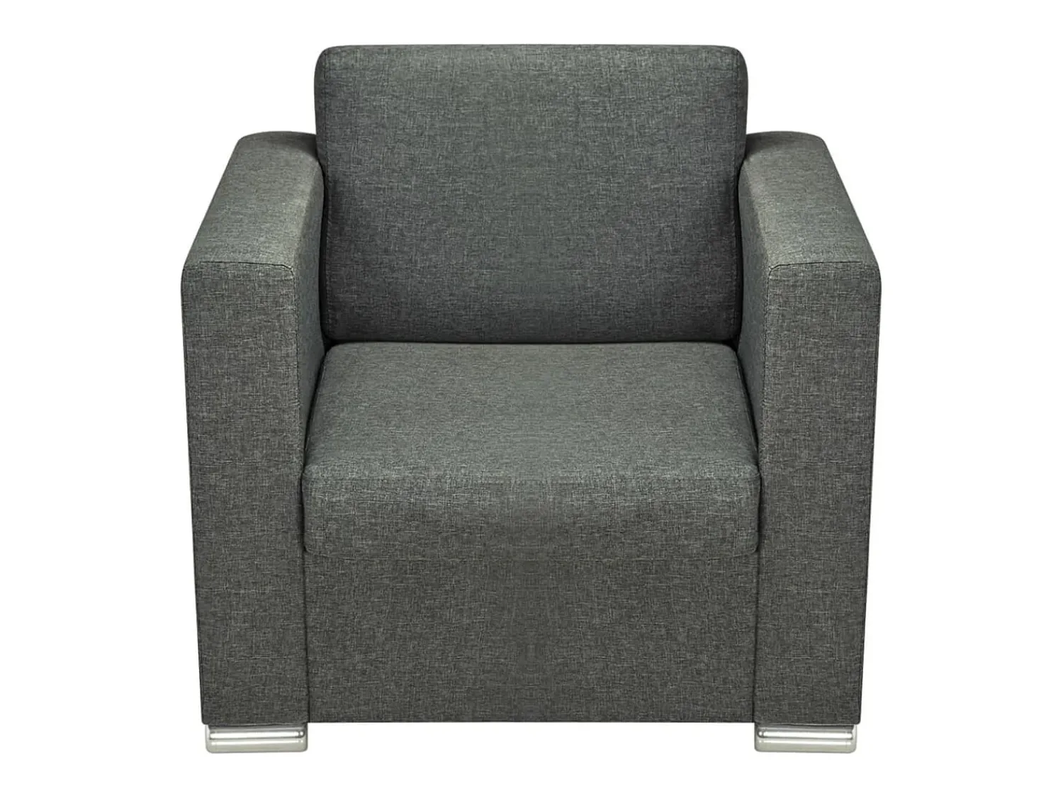 Poltrona* Poltrona Confortável em tecido cinzento-escuro SHL987259 Cinza antracite