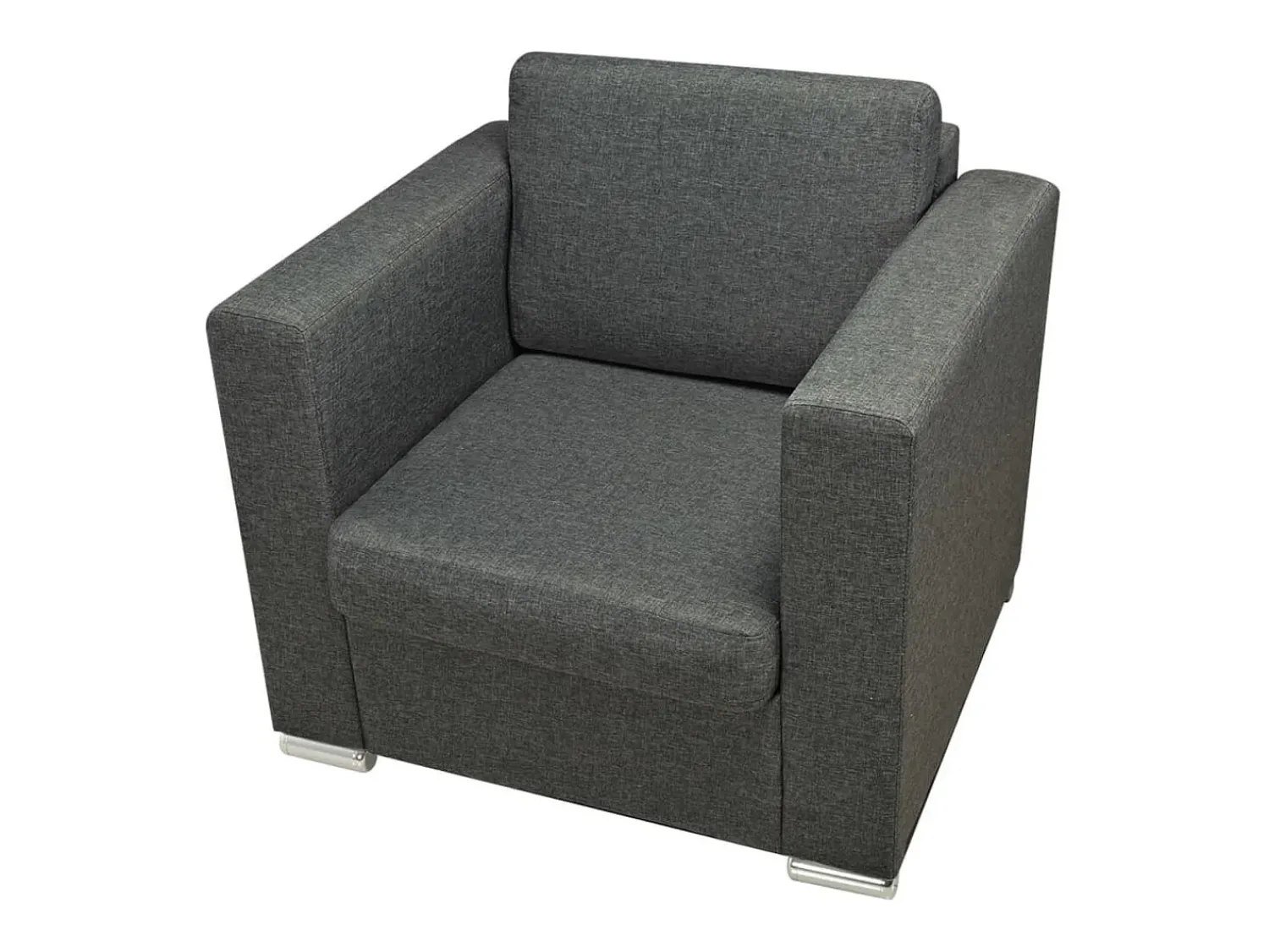 Poltrona* Poltrona Confortável em tecido cinzento-escuro SHL987259 Cinza antracite