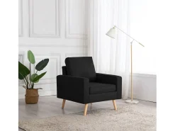 Clearance Poltrona Confortável em tecido SHL138725 Preto