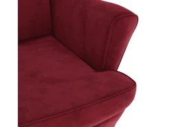 Poltrona Confortável em veludo tinto SHL308867^ Poltrona