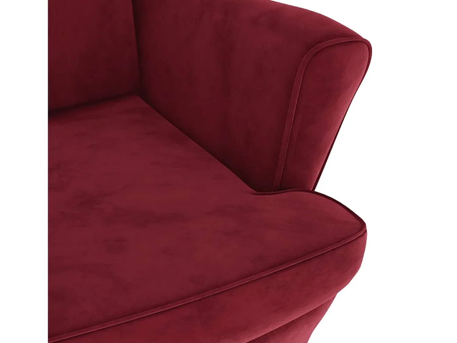 Poltrona Confortável em veludo tinto SHL308867^ Poltrona