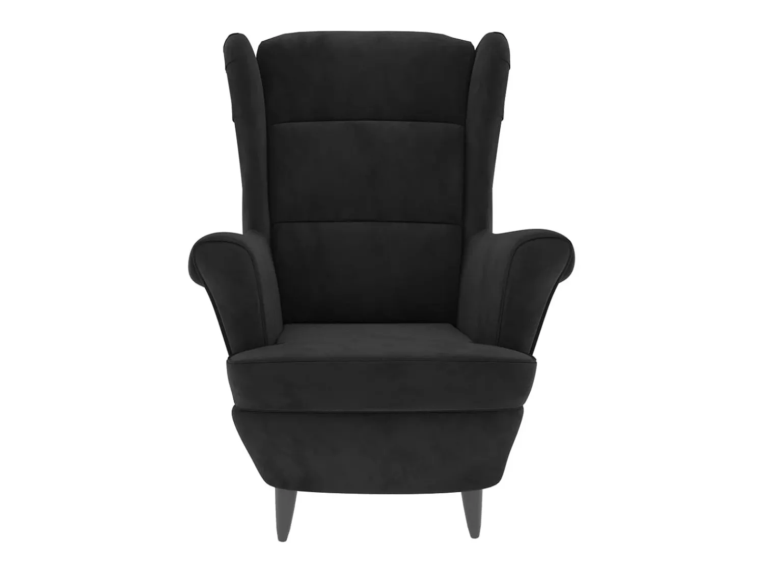 Best Poltrona Confortável em veludo SHL843934 Preto