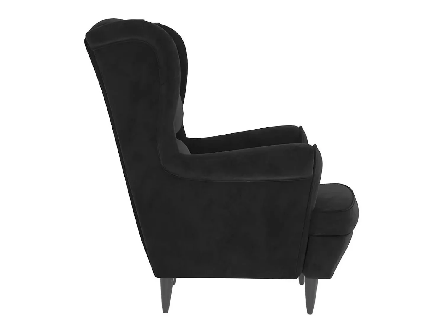 Best Poltrona Confortável em veludo SHL843934 Preto