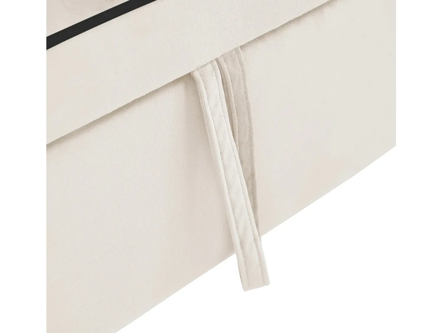 Poltrona|DripeX Poltrona conversível, em veludo, com suporte de copo e suporte telefônico, 75/167x83x76cm, Bege