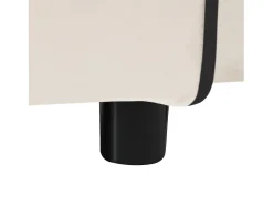 Poltrona|DripeX Poltrona conversível, em veludo, com suporte de copo e suporte telefônico, 75/167x83x76cm, Bege