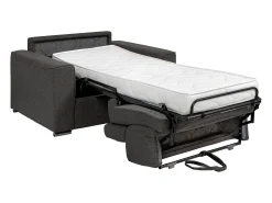 Poltrona*Vente-unique Poltrona convertível abertura rápida tecido , cama 70 cm e colchão 14 cm - VIZIR Bege