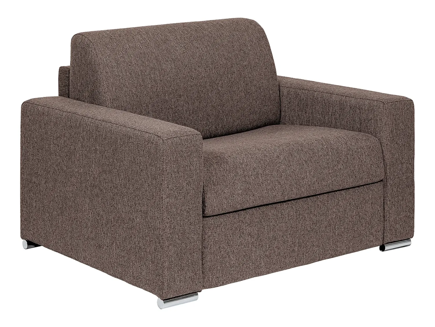 Vente-unique Poltrona convertível abertura rápida em tecido , cama 70 cm e colchão 14 cm CALITO^ Poltrona