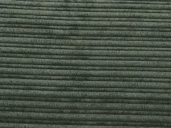 Poltrona*Vente-unique Poltrona convertível em veludo canelado Verde-escuro - PALULA Verde pinho