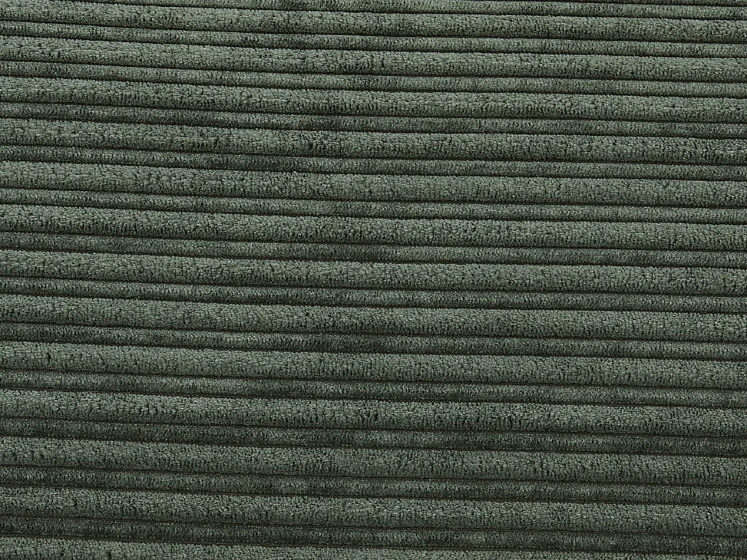 Poltrona*Vente-unique Poltrona convertível em veludo canelado Verde-escuro - PALULA Verde pinho