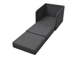 Best Poltrona convertível tecido -escuro PT425436 Cinzento