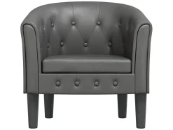 Sale Poltrona couro artificial PT921971 Cinzento