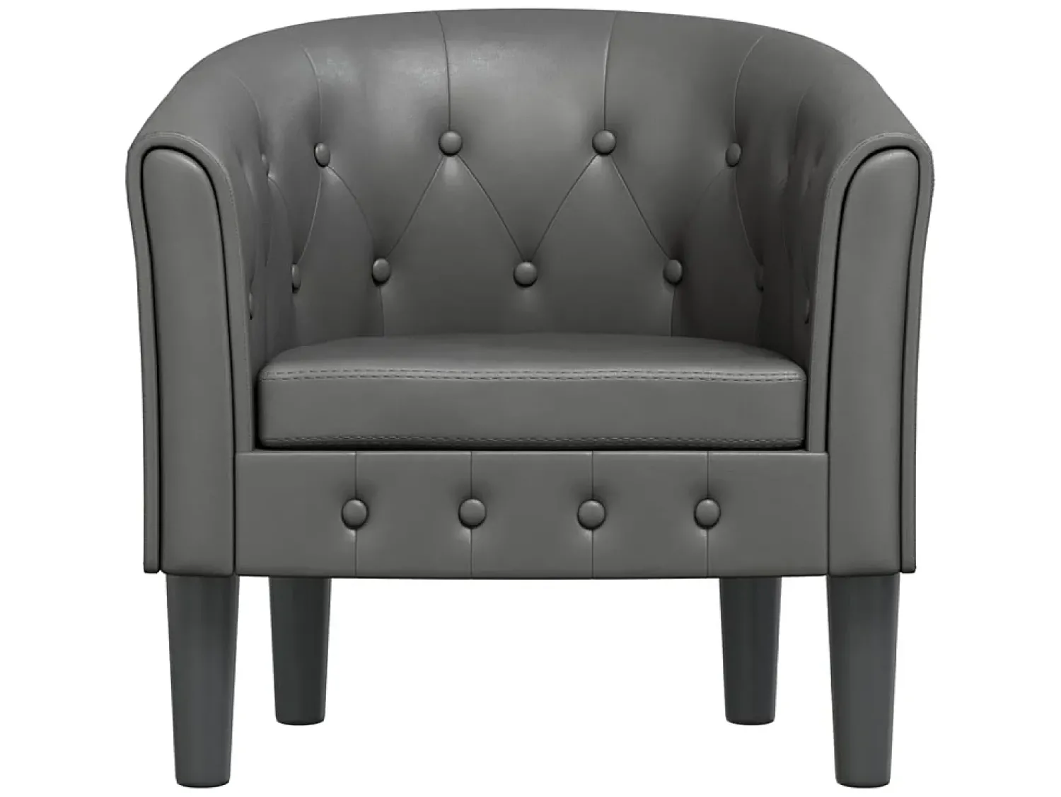 Sale Poltrona couro artificial PT921971 Cinzento