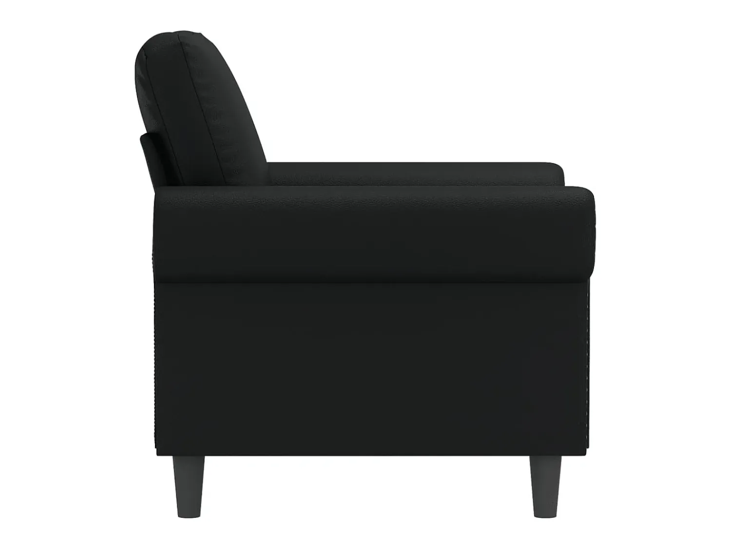 Poltrona couro artificial 60 cm PT996096^ Poltrona
