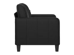 Sale vidaxl Poltrona couro artificial 60 cm Preto