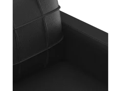 Sale vidaxl Poltrona couro artificial 60 cm Preto