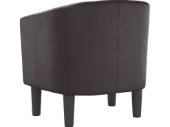 Best Poltrona couro artificial PT972585 Castanho