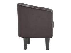 Best Poltrona couro artificial PT972585 Castanho