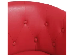 vidaxl Poltrona couro artificial^ Poltrona